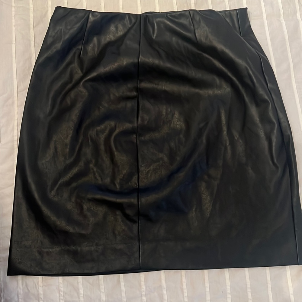Talula leather mini skirt purchased from aritzia. Worn only once!!